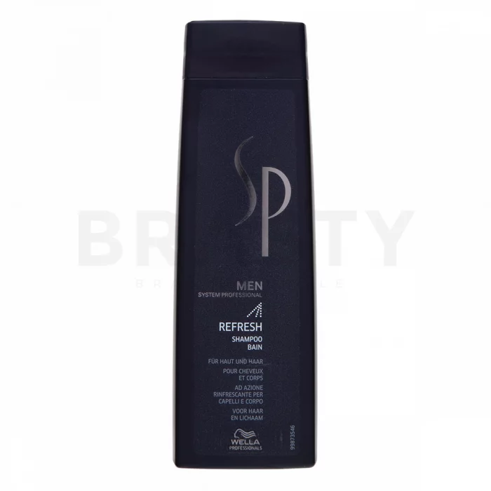 Wella Professionals SP Men Refresh Shampoo osvěžující šampon na vlasy i tělo 250 ml