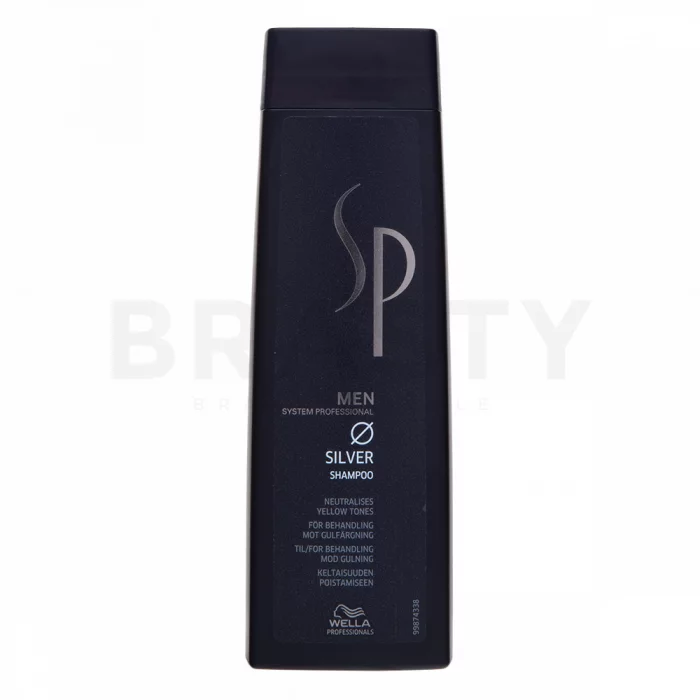 Wella Professionals SP Men Silver Shampoo šampon pro šedivé vlasy 250 ml