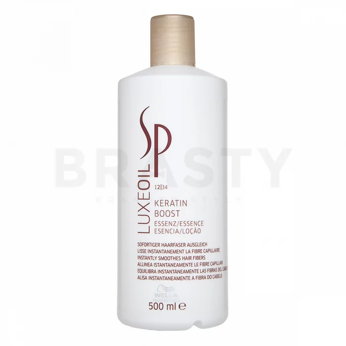 Wella Professionals SP Luxe Oil Keratin Boost Essence bezoplachová péče pro oslabené vlasy 500 ml
