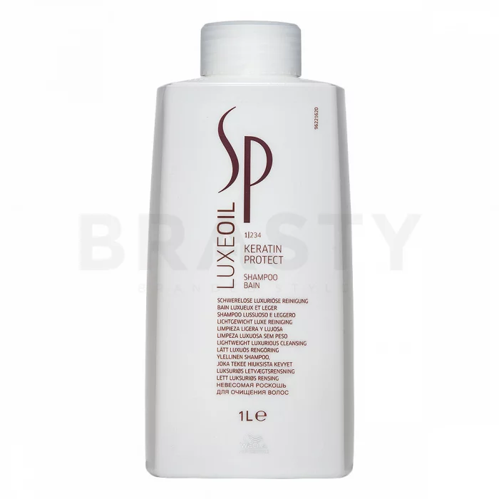 Wella Professionals SP Luxe Oil Keratin Protect Shampoo shampoo voor beschadigd haar 1000 ml