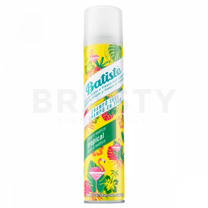 Batiste Dry Shampoo Coconut&Exotic Tropical droogshampoo voor alle haartypes 200 ml