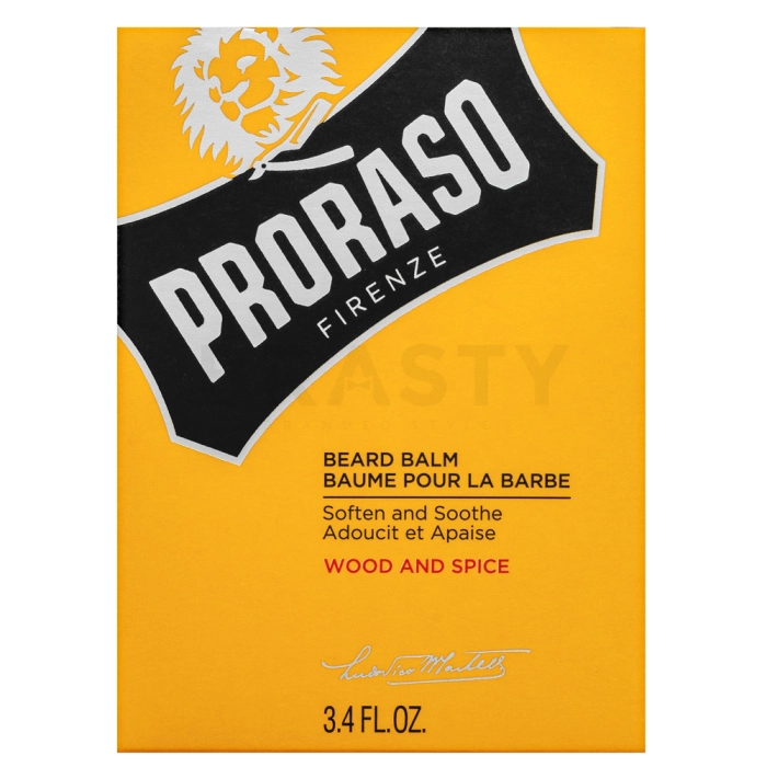Proraso Wood And Spice Beard Balm vyživujúci balzam na fúzy a bradu pre mužov 100 ml