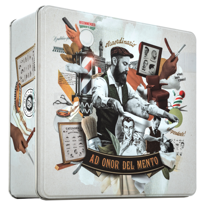 Proraso dárková sada Wood And Spice Metal Box Beard Care 200 ml + 100 ml + 30 ml