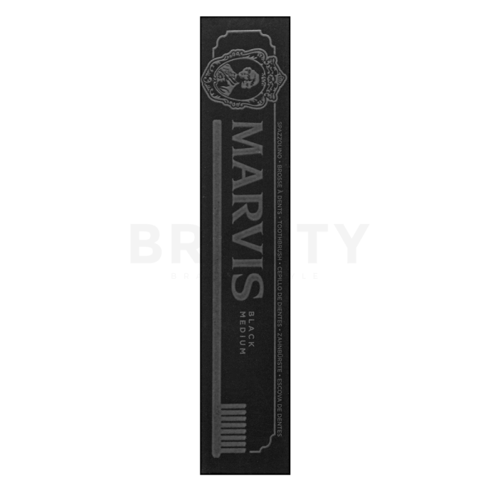 Marvis zubní kartáček Toothbrush Medium Black