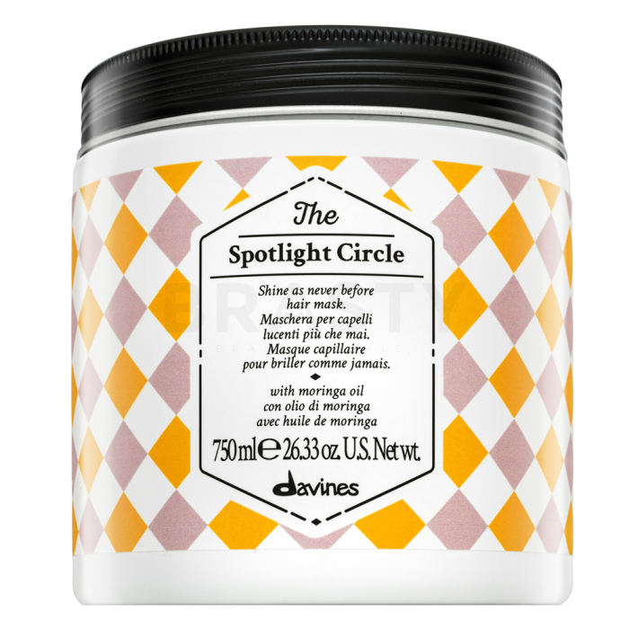 Davines The Spotlight Circle posilující maska pro lesk vlasů 750 ml