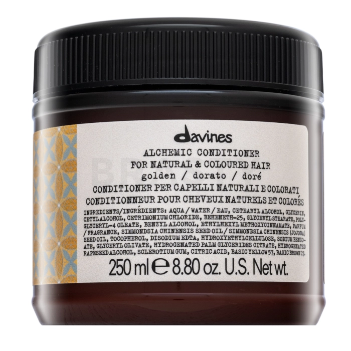Davines Alchemic Conditioner tónovací kondicionér pro oživení teplých blond odstínů vlasů Golden 250 ml
