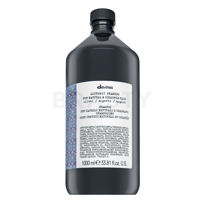 Davines Alchemic Shampoo shampoo neutralizzante per capelli biondo platino e grigi Silver 1000 ml