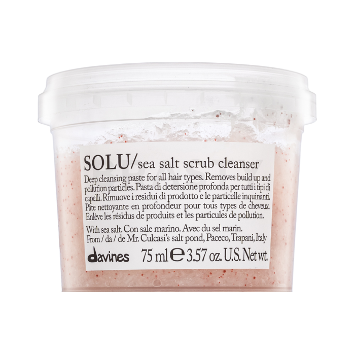 Davines Essential Haircare Solu Sea Salt Scrub Cleanser peeling na vlasy 75 ml