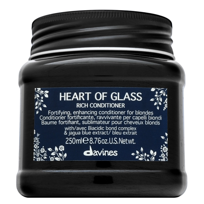 Davines Heart Of Glass Rich Conditioner posilující kondicionér pro blond vlasy 250 ml