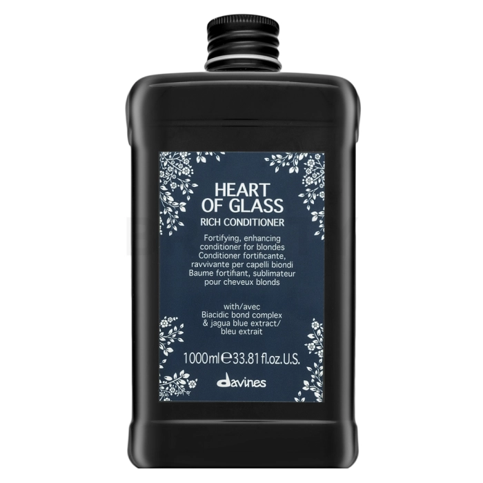 Davines Heart Of Glass Rich Conditioner posilující kondicionér pro blond vlasy 1000 ml