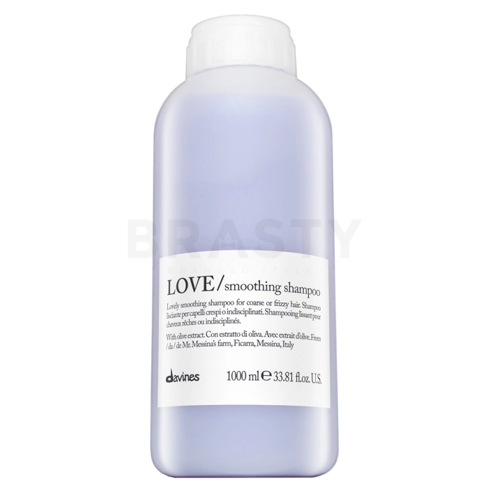 Davines Essential Haircare Love Smoothing Shampoo uhlazující šampon pro hebkost a lesk vlasů 1000 ml