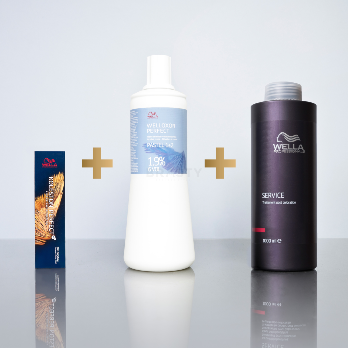 Wella Professionals Koleston Perfect Me+ Rich Naturals profesionální permanentní barva na vlasy 7/18 60 ml