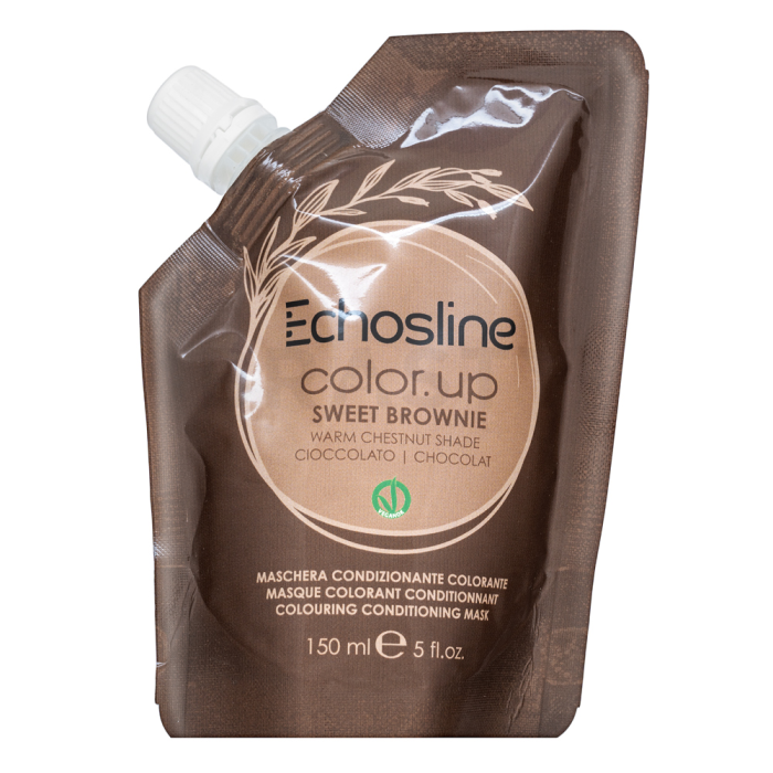 Echosline Color.up Colouring Conditioning Mask odżywcza maska koloryzująca dla ożywienia koloru Sweet Brownie 150 ml