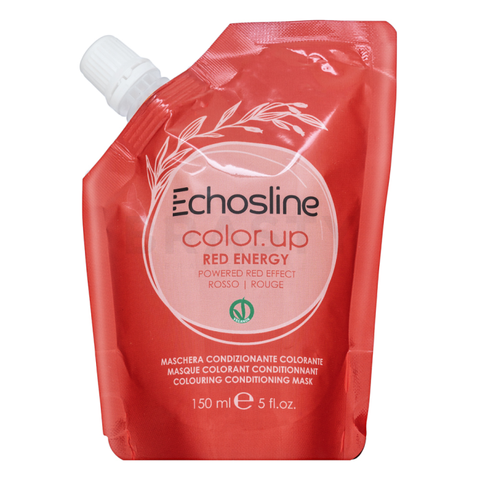 Echosline Color.up Colouring Conditioning Mask mască hrănitoare cu pigmenți colorați pentru revigorarea culorii Red Energy 150 ml