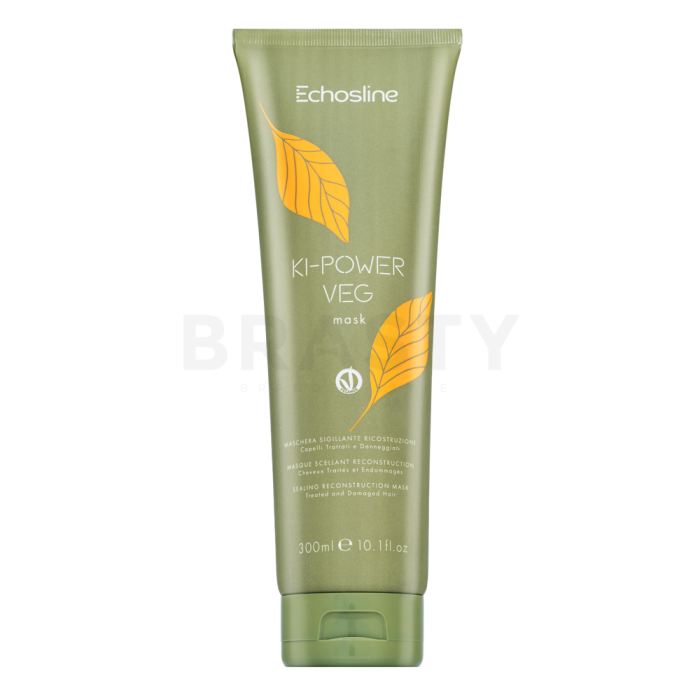 Echosline Ki-Power Veg Mask masker voor beschadigd en chemisch behandeld Haar 300 ml