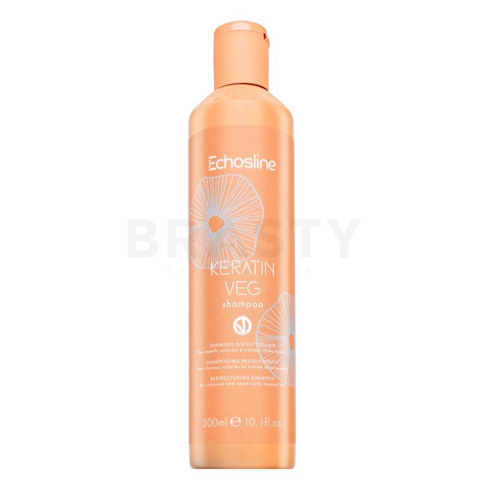 Echosline Keratin Veg Shampoo shampoo voor gekleurd en chemisch behandeld Haar 300 ml