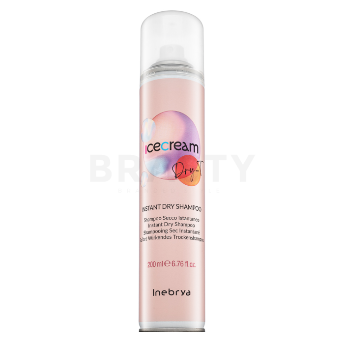 Inebrya Ice Cream Dry-T Instant Dry Shampoo trockenes Shampoo für schnell fettendes Haar 200 ml
