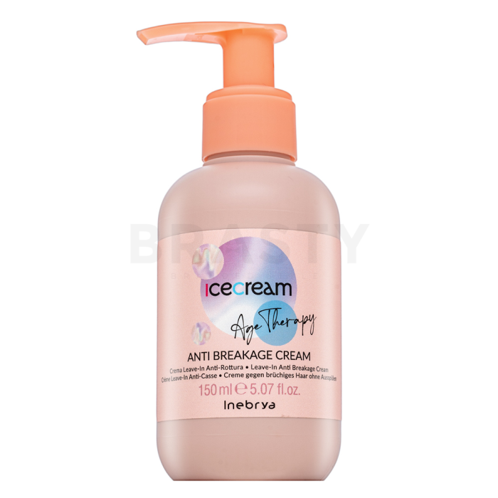Inebrya Ice Cream Age Therapy Anti Breakage Cream njega kose bez ispiranja pro dlouhé a lámavé vlasy 150 ml