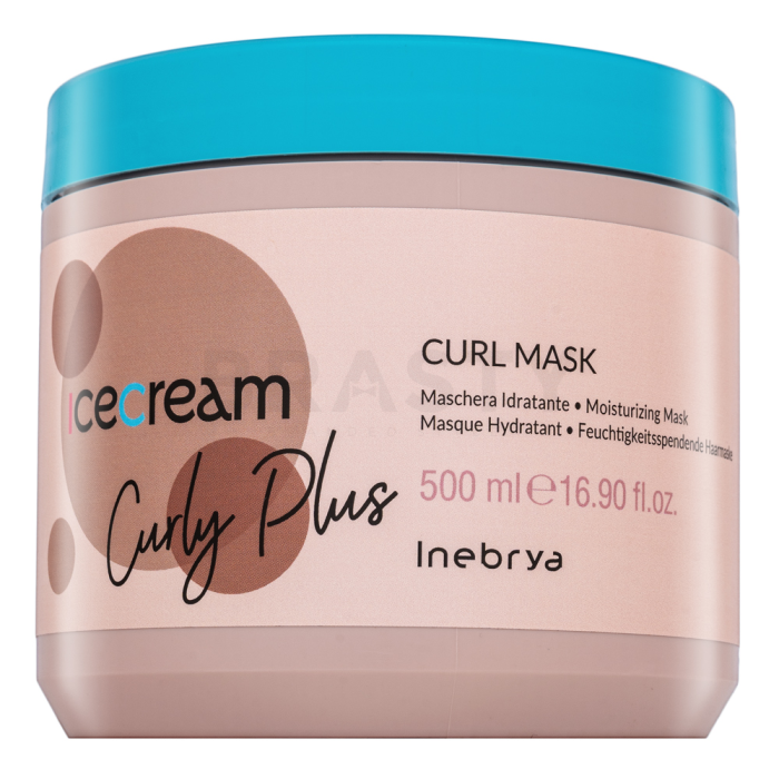 Inebrya Ice Cream Curly Plus Curl Mask učvršćujuća maska protiv kovrdžanja kose 500 ml