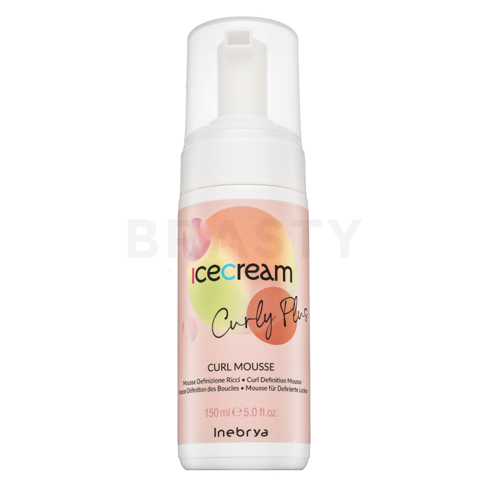 Inebrya Ice Cream Curly Plus Curl Mousse pjena za njegu kože za kovrčavu kosu 150 ml