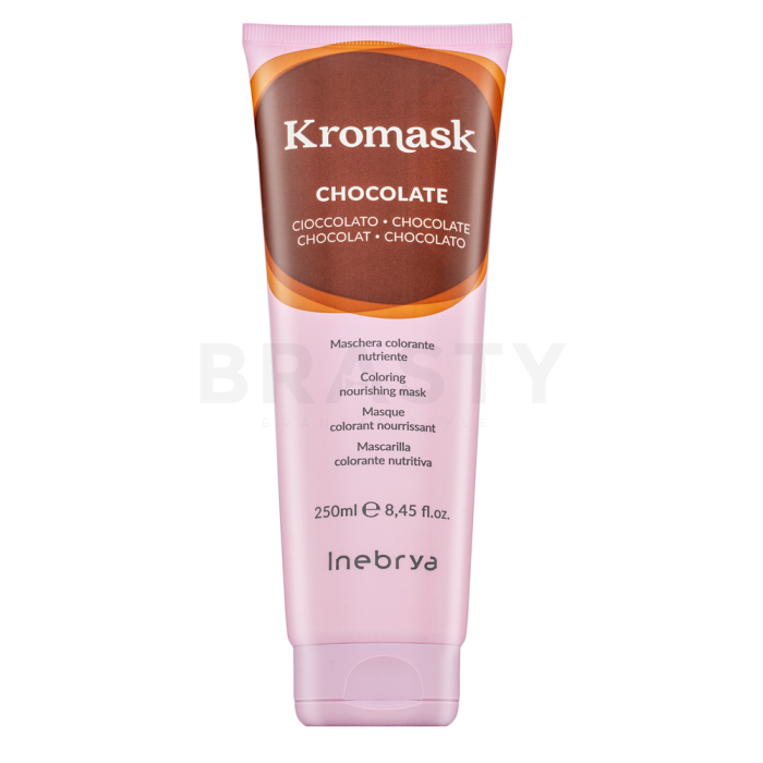 Inebrya Kromask Coloring Nourishing Mask voedend masker met kleurpigmenten voor bruin haar Chocolate 250 ml
