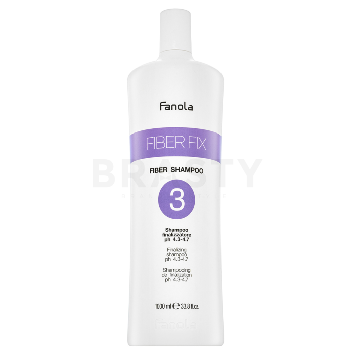 Fanola Fiber Fix Fiber Shampoo No.3 sampon festett hajra 1000 ml