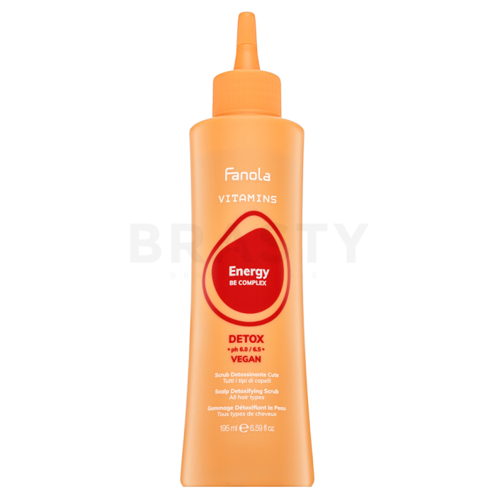 Fanola Vitamins Energy Detox Scalp Detoxifying Scrub piling za vlasište 195 ml
