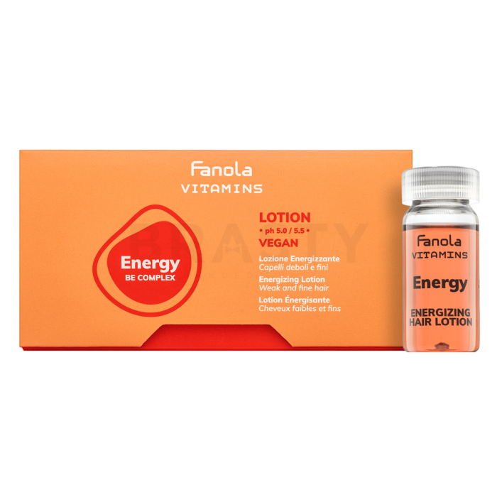 Fanola Vitamins Energy Lotion vlasová kúra proti vypadávání vlasů 12 x 10 ml