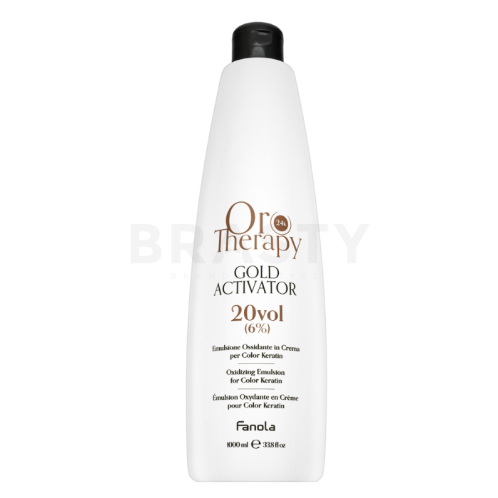 Fanola Oro Therapy 24k Gold Activator Oro Puro fejlesztő emulzió minden hajtípusra 6% 20 Vol. 1000 ml