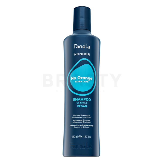 Fanola Wonder No Orange Extra Care Shampoo neutraliserende shampoo voor bruine tinten 350 ml