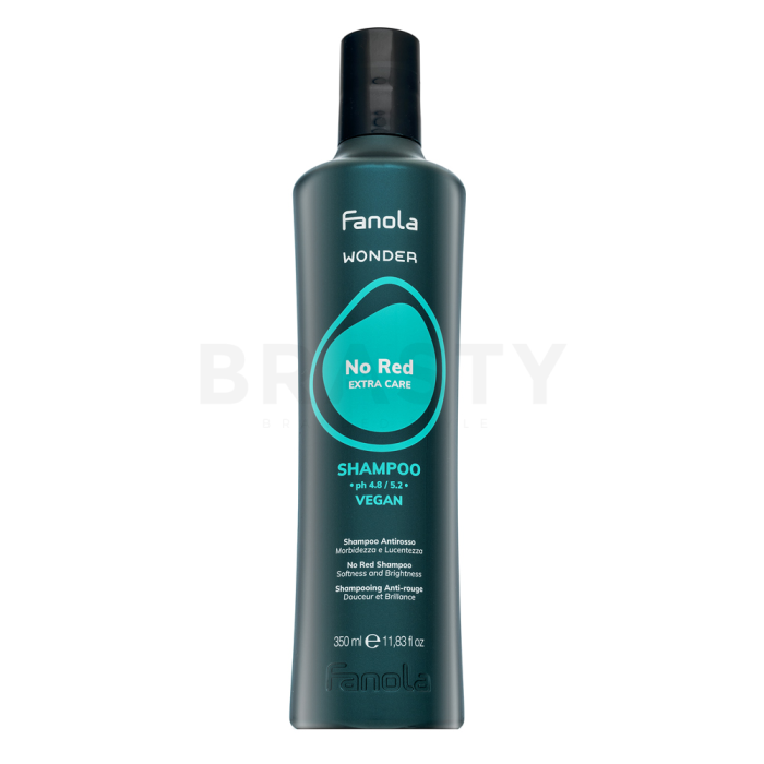 Fanola Wonder No Red Extra Care Shampoo neutralizujúci šampón pre tmavé vlasy 350 ml