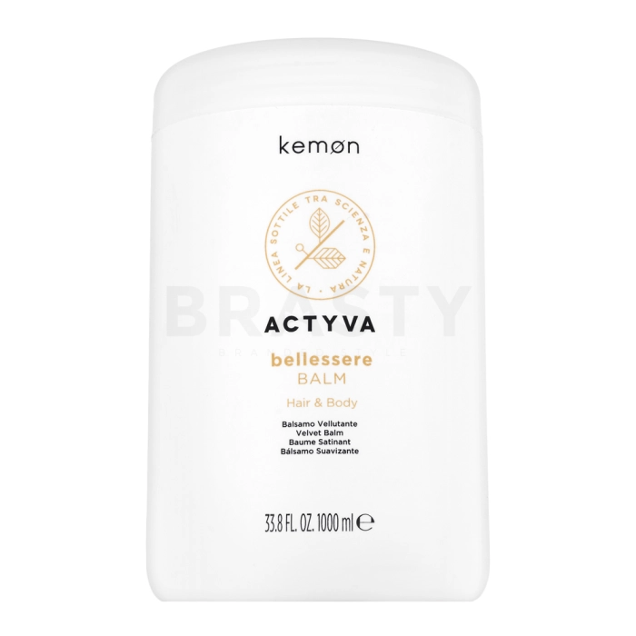 Kemon Actyva Bellessere Balm vyživující balzám na vlasy i tělo 1000 ml