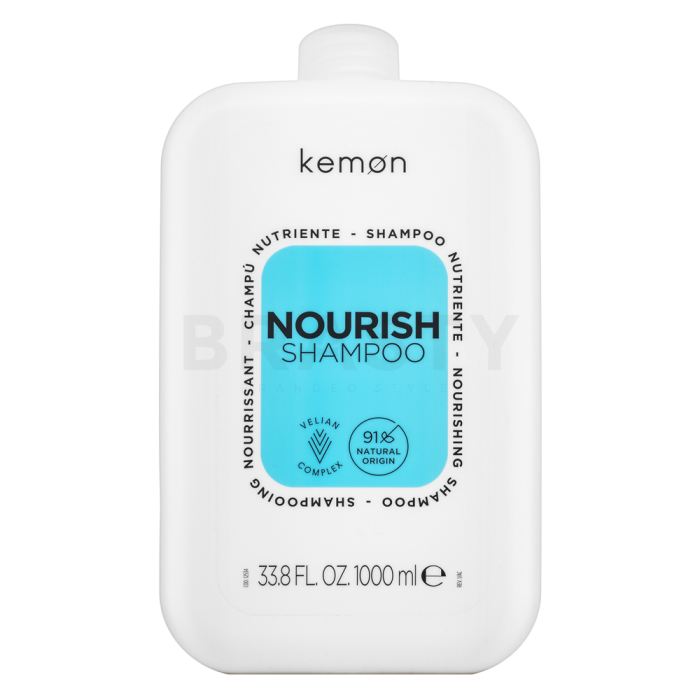 Kemon Nourish Shampoo negovalni šampon za suhe in poškodovane lase 1000 ml