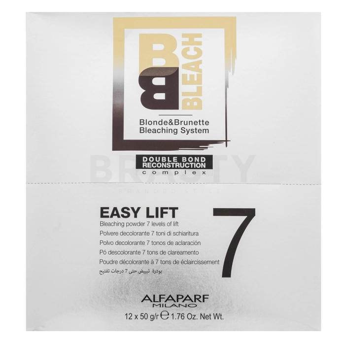 Alfaparf Milano BB Bleach Easy Lift Bleaching Powder pudr pro zesvětlení vlasů 12 x 50 g