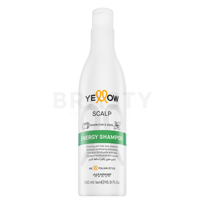 Alfaparf Milano Yellow Scalp Energy Shampoo Stärkungsshampoo gegen Haarausfall 500 ml