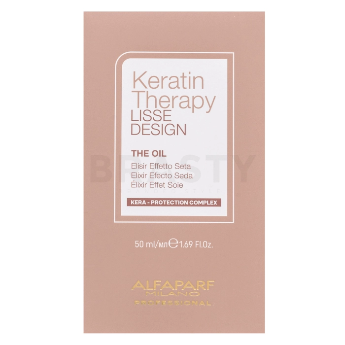 Alfaparf Milano Lisse Design Keratin Therapy The Oil olej pro všechny typy vlasů 50 ml