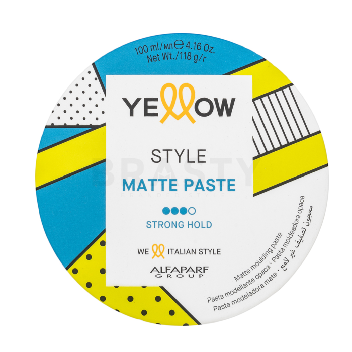 Alfaparf Milano Yellow Style Matte Paste e-pošta za mat učinek 100 ml