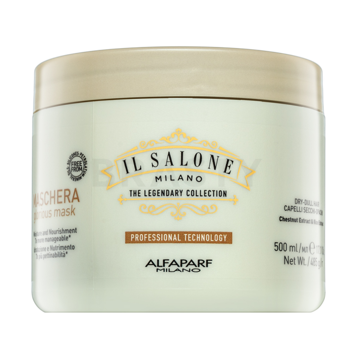Il Salone Milano Glorious Mask voedend masker voor droog en beschadigd haar 500 ml