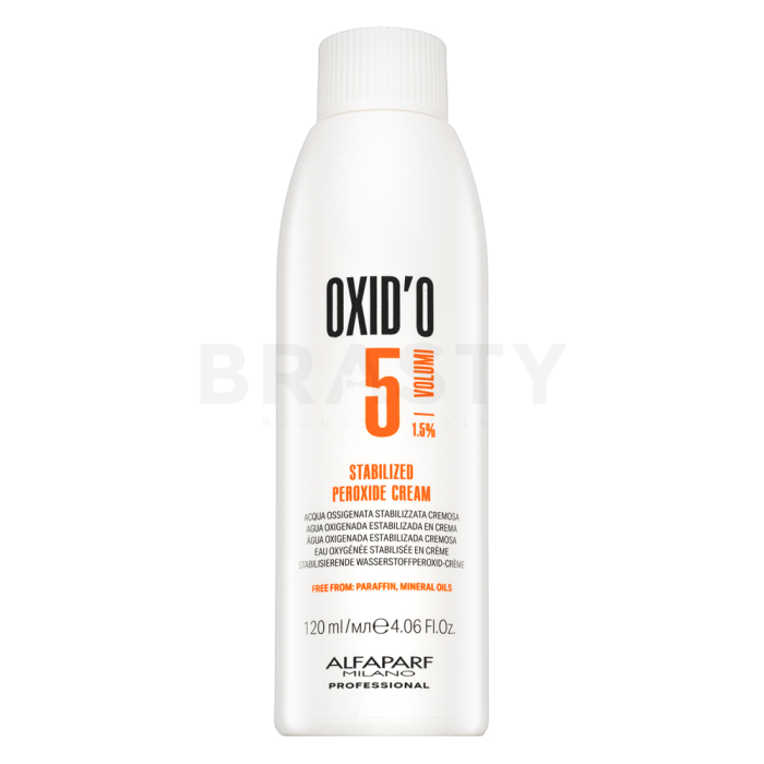 Alfaparf Milano Oxid'o 5 Volumi 15% vyvíjecí emulze pro všechny typy vlasů 120 ml