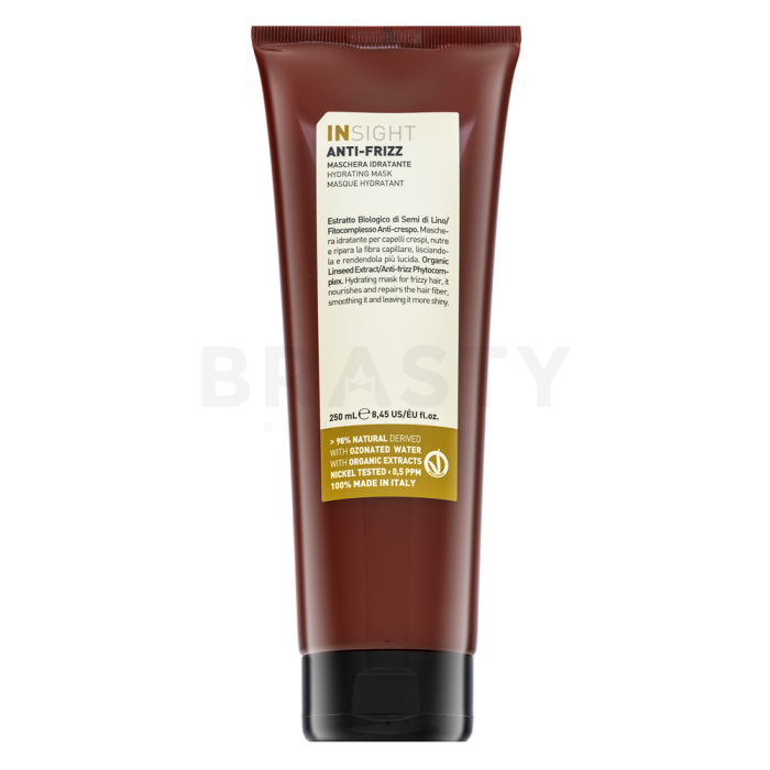 Insight Anti-Frizz Hydrating Mask Mascarilla alisadora Para cabello ondulado y rizado 250 ml