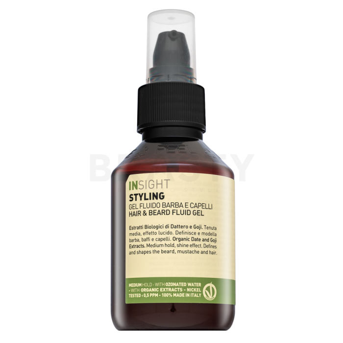 Insight Styling Hair & Beard Fluid Gel tekući gel za kosu i brkove 100 ml