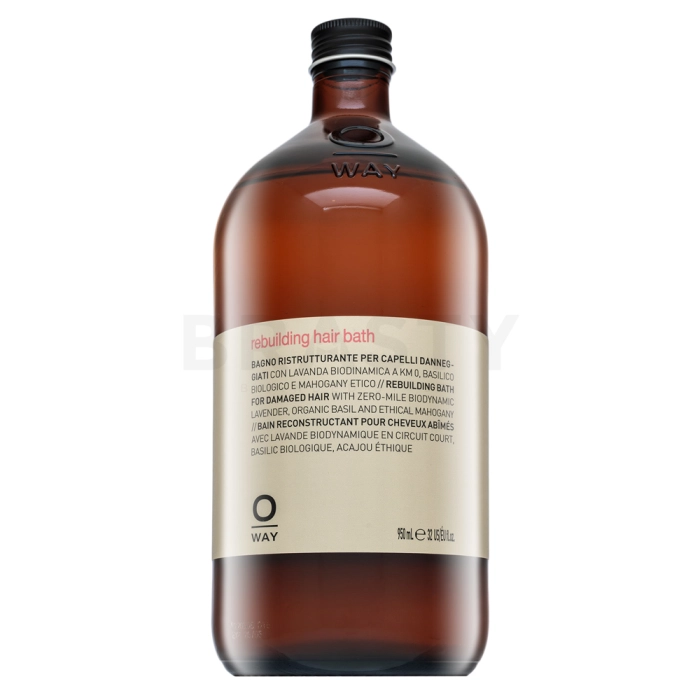 OWAY Rebuilding Hair Bath shampoo voor zeer beschadigd haar 950 ml