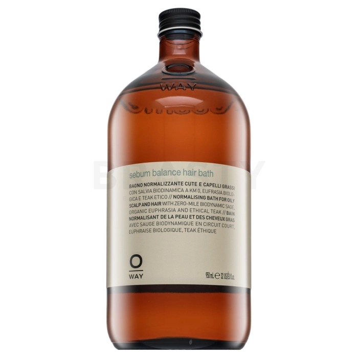 OWAY Sebum Balance Hair Bath šampon pro mastnou pokožku hlavy 950 ml