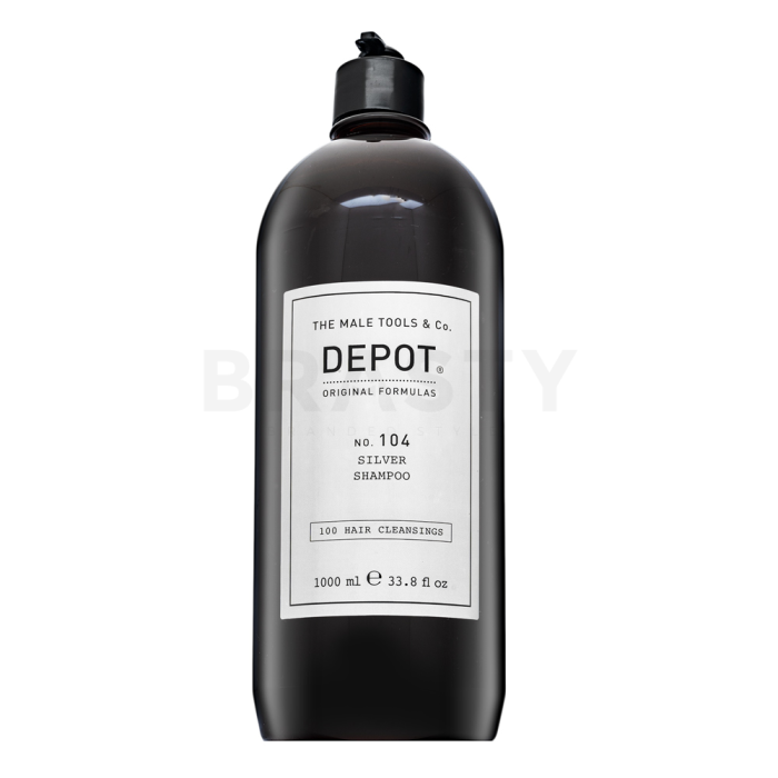 Depot No. 104 Silver Shampoo Shampoo für die Neutralisierung der gelben Töne 1000 ml