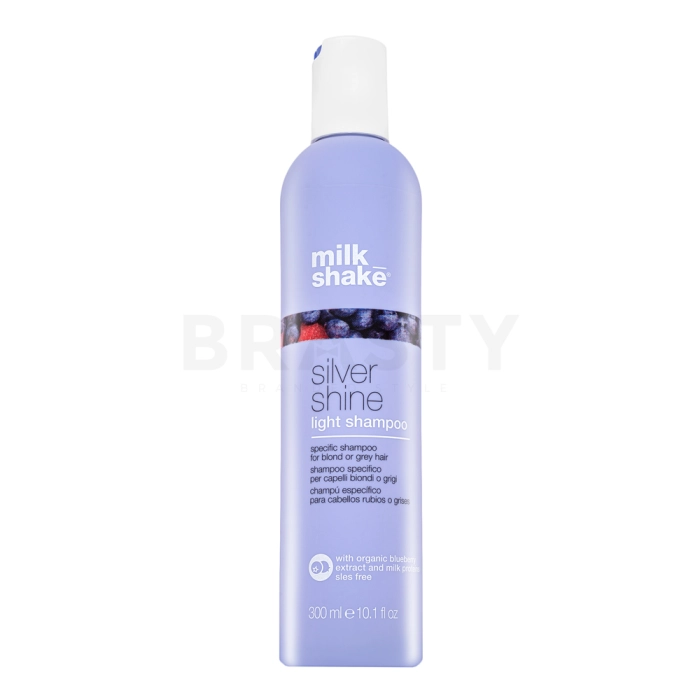 Milk_Shake Silver Shine Light Shampoo șampon protector pentru păr blond platinat si grizonat 300 ml