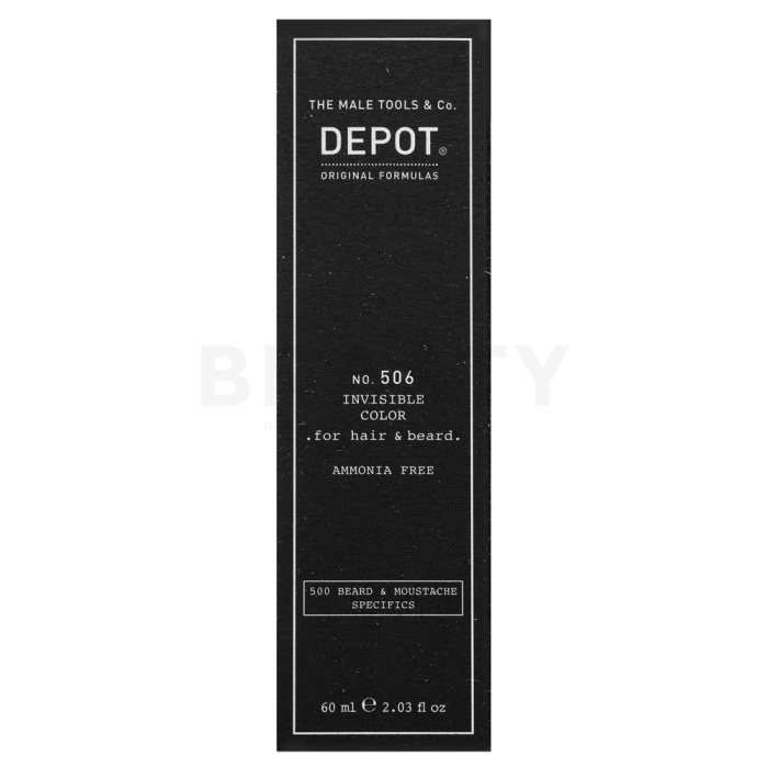 Depot No. 506 Invisible Color semi-permanentní barva na vlasy i vousy Steel 60 ml