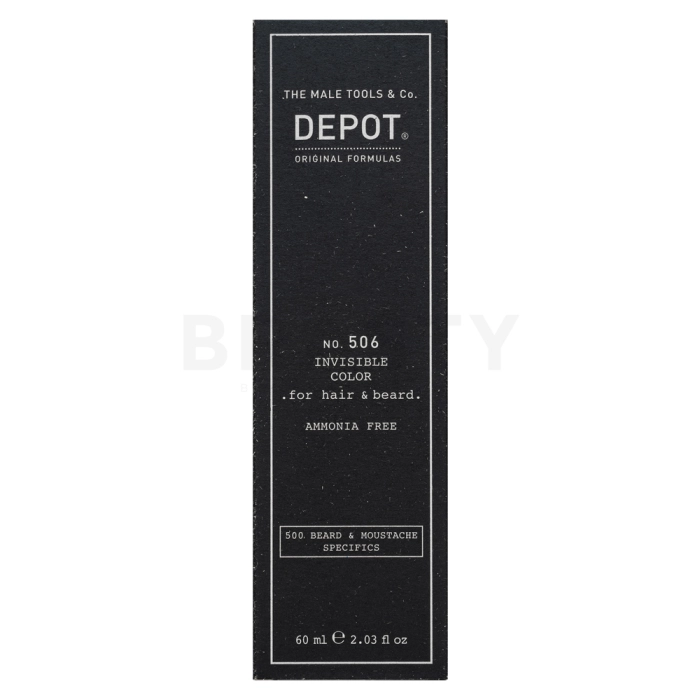 Depot No. 506 Invisible Color semi-permanentní barva na vlasy i vousy Natural Graphite 60 ml