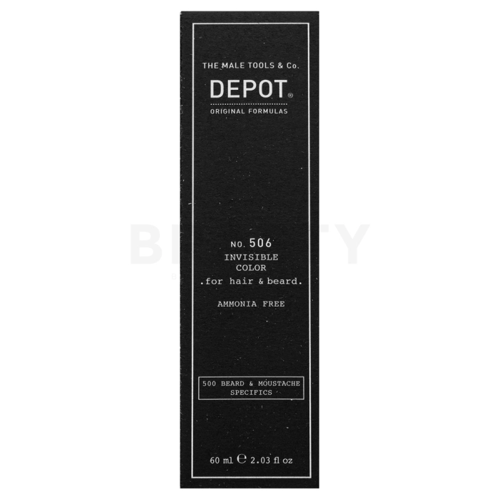 Depot No. 506 Invisible Color semi-permanentní barva na vlasy i vousy Natural Steel 60 ml