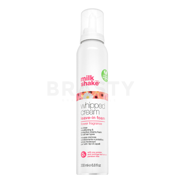 Milk_Shake Whipped Cream Leave-In Foam Flower Fragrance bezoplachová péče pro barvené vlasy 200 ml