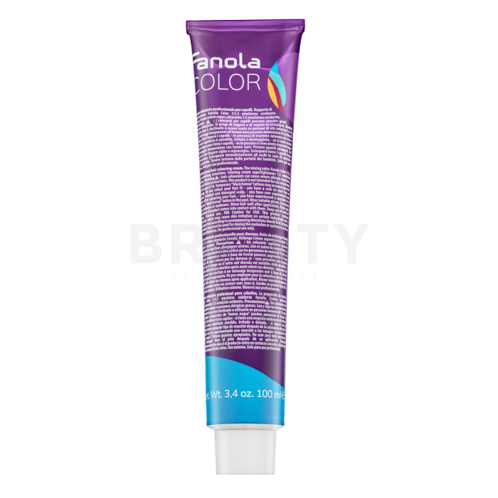 Fanola Color Toner Professional Hair Colouring Cream profesionální permanentní barva na vlasy Silver 100 ml